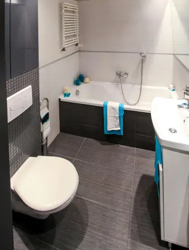 Toilette douche evier Bouche fare les oliviers